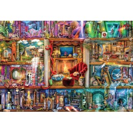 Buffalo Games - Aimee Stewart - The Grand Fiction Library - 2000 Piece Jigsaw Puzzle for Adults -Challenging Puzzle Perfect for Game Nights - Finished Size is 38.50 x 26.50