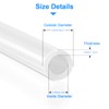 60FT 1/4 Inch O.D.RO Water Tubing,NSF Certified Pipe for RO(Reverse
