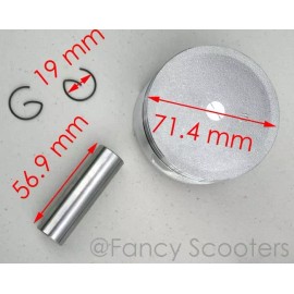 CFMOTO PISTON/RINGS REPAIR KIT HONDA HELIX CN250 JONWAY YY250T ROKETA BMS 250CC SCOOTER