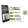 SMART FIT 79930 3-Piece Black Rubber Truck Floor Mat Set