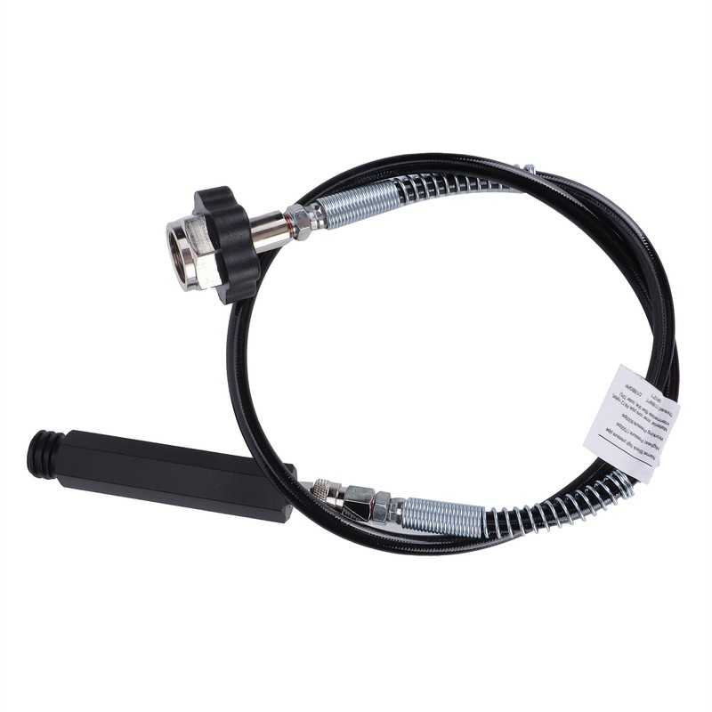 W21.8‑14 CO2 Cylinder Refill Adapter Hose with Spring Tube 36in