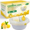 ININCARE Commode Liners with Absorbent Pads for Bedside Commode, 100