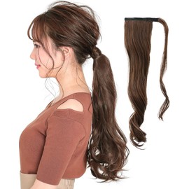 AQUADOL Wgt806-A-MBG Wig, Ponytail, Mixed Long, Curly, Magic Pony, Pony, Arrangement, Point Wig, MBG