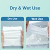Top-Tip's BabySoft 100% Pure Cotton Disposable Face Towels, Hypoallergenic &