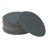 X AUTOHAUX Sandpaper Hook & Loop Sanding Sheets 125x125mm Black