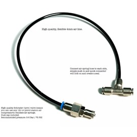 LRNJ Motorworks Premium 4MM Schrader Valve T-Piece Air Suspension Repair/Emergency Bypass Kit # TMH4KITP