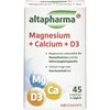 로스만 altapharma 알타파마 마그네슘+칼슘+D3 타블렛 45개 94g Rosman altapharma Magnesium + Calcium + D3 Tablets 45 pieces 94g