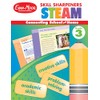 Evan-Moor Skill Sharpeners STEAM Workbook, Grade 3, Science, Technology, Engineering,