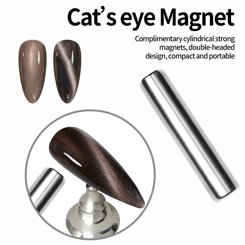 MAYCHAO 15ML Cat Eye Gel Nail Polish 1Pc Black Gel