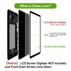 SwarKing New Touch Screen Digitizer Replacement for Vortex ZTAB10 with