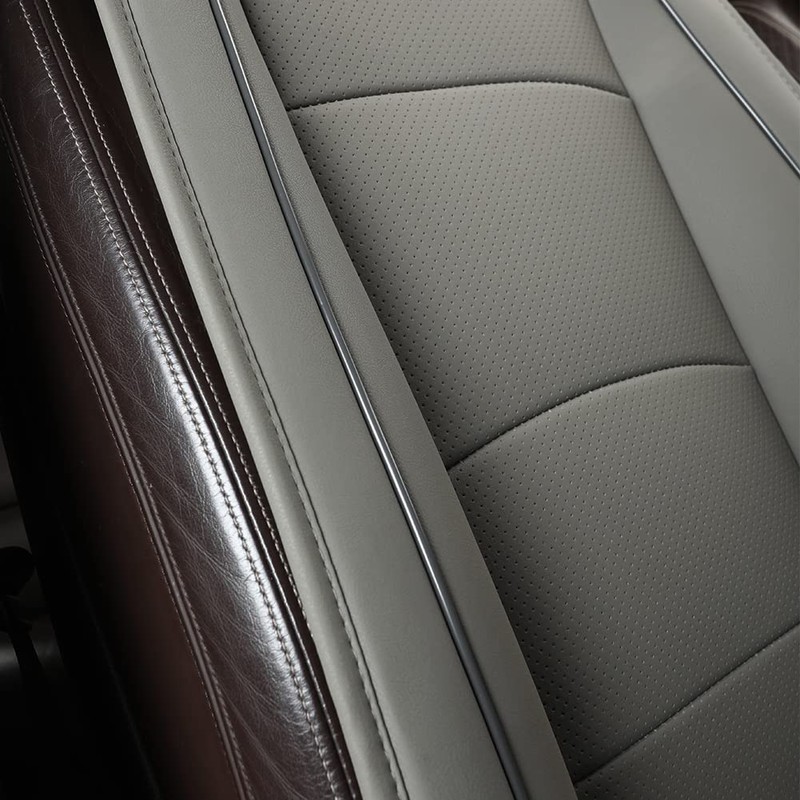 EDEALYN 1 Pack Luxury Automotive Seat Cover Water Proof PU