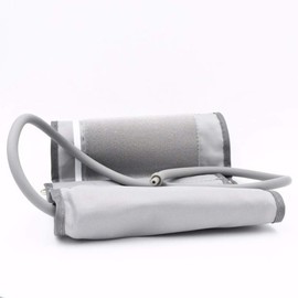 HEALLILY Blood Pressure Monitor Upper Arm Blood Pressure Cuff Velcro Cuff with Integrated Hose Replacement Sleeve Blood Pressure Monitor Accessories 22-32 cm (Grey)