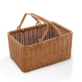 Matsunoya Rattan 2 Hand Picnic Basket/Basket Bag