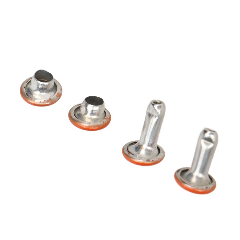 500 Sets Metal Studs Rivets 6x8mm Iron High Hardness Strong