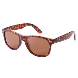 Pro Acme Polarized Sunglasses for Men Women, Retro Classic Driving Sun Glasses UV400 Protection (Tortoise/Brown)