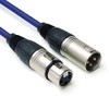 Keepdrum 001XXBL 10 m Blue Microphone Cable XLR Female/XLR Male