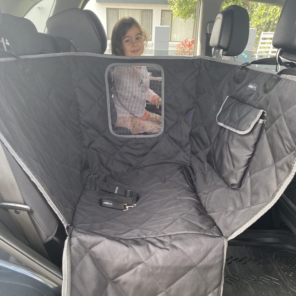 Furdelity™ Dog Car Seat Cover for Back Seat Half Dog