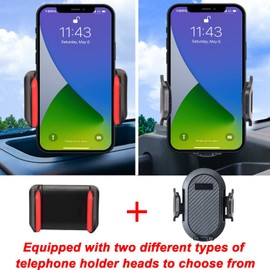 Neepiar Phone Holder Mount Compatible with 2011-2018 Jeep Wrangler JK JKU Dash Multi-Mount Phone Kit with Storage Box Interior Accessories