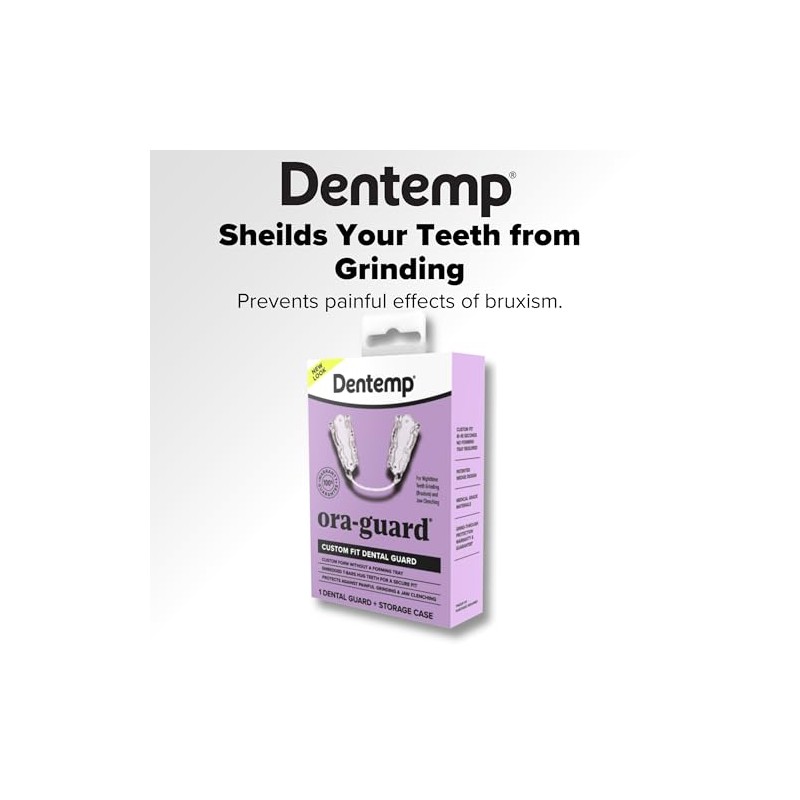 Dentemp Ora-Guard - Protector dental de ajuste personalizado, protector nocturno