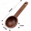 Wooden Coffee Spoon in Walnut, Measuring for Coffee Beans, Ground