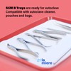 LA MIERE 8Pcs Autoclavable Dental Procedure Tray Lockable Set up