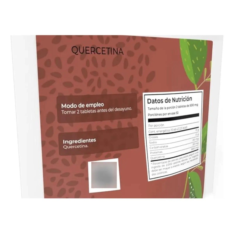 Sobre Quercetina Flavonoide Dietético Cochella Sabor