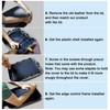 NLQR Leather Center Console Cover armrest Jump seat Cover Gray