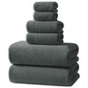 REDKISS 6-Piece Bath Towel Set - 2 Washcloths, 2 Hand