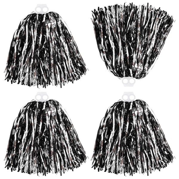 Thenshop Cheerleading Pom Poms 4 Pack Cheerleader Squad Spirited Fun