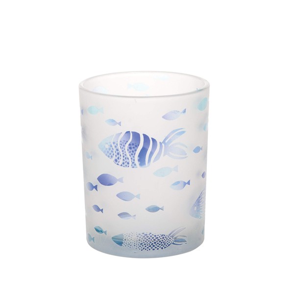 C&F Home Fish Votive Holder Medium Votive Blue