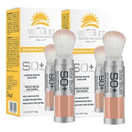 Protector Solar Facial En Polvo Con Brocha Fotosun Uv 2-pack