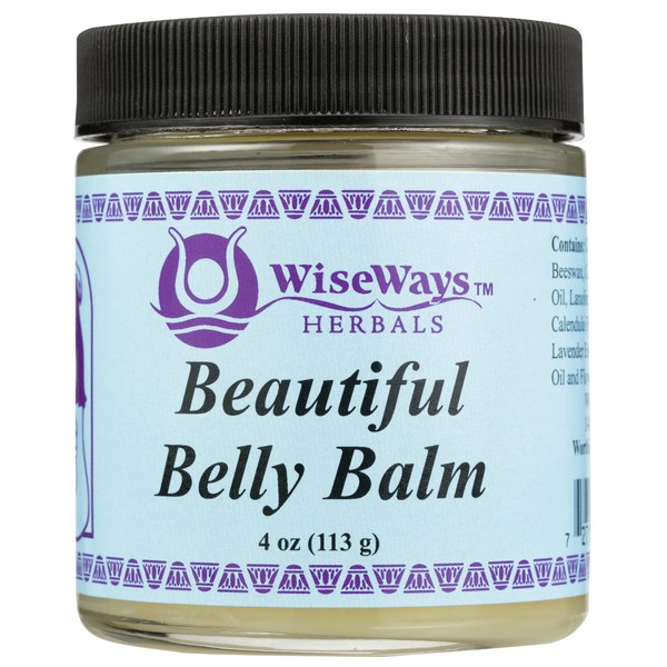 WISE WAYS HERBALS Beautiful Belly Balm, 4 OZ