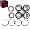 JINFANNIBI Front Rear Wheel Bearings & Seals Kit Set for