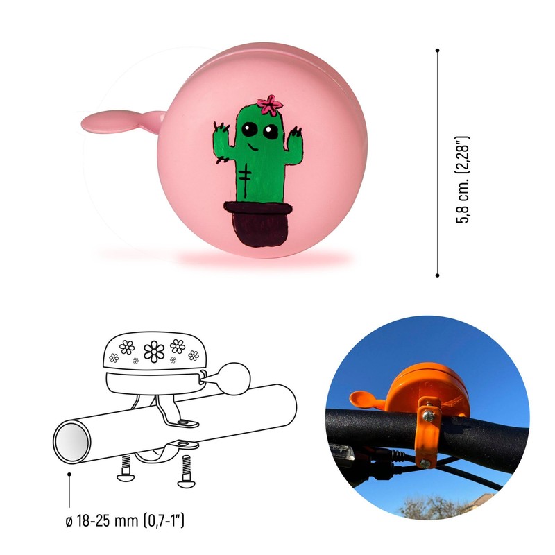 MUGI | Classic Bell for Bicycle and Scooter | Hand-Painted