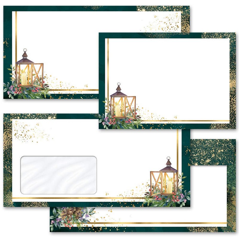 Envelopes Advent Night Christmas Pack of 50 Envelopes (without Window)