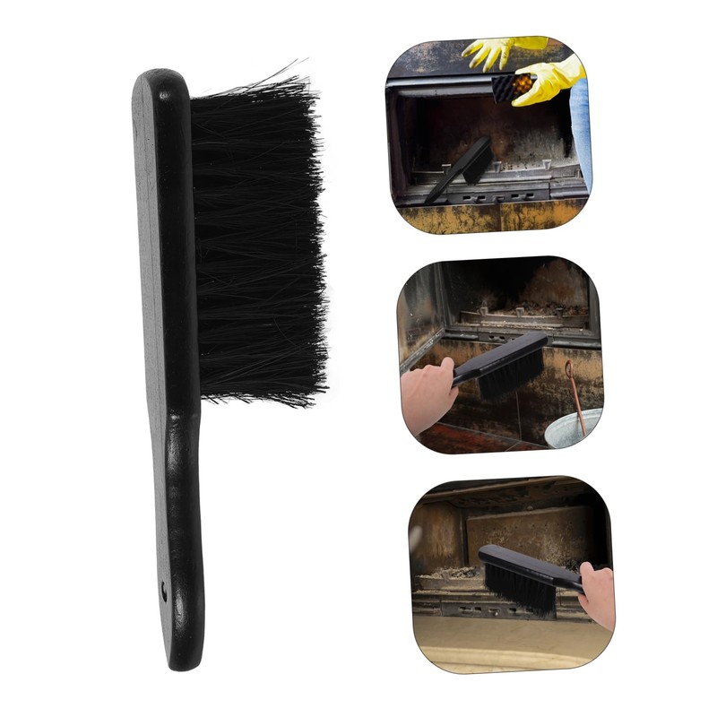 NOLITOY Fireplace Cleaning Brush Fireplace Hand Brush with Ergonomic Slip