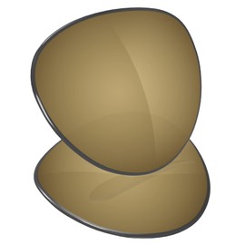 Galvanic Replacement Lenses for Oakley Elmont M OO4119 Sunglasses - Tungsten Polarized