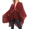 Sakkas 1928 - Lupe Womens Reversible Poncho Wrap Cape Shawl