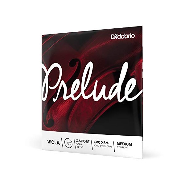 D'Addario Prelude Extra Short Scale Medium Tension Viola String Set