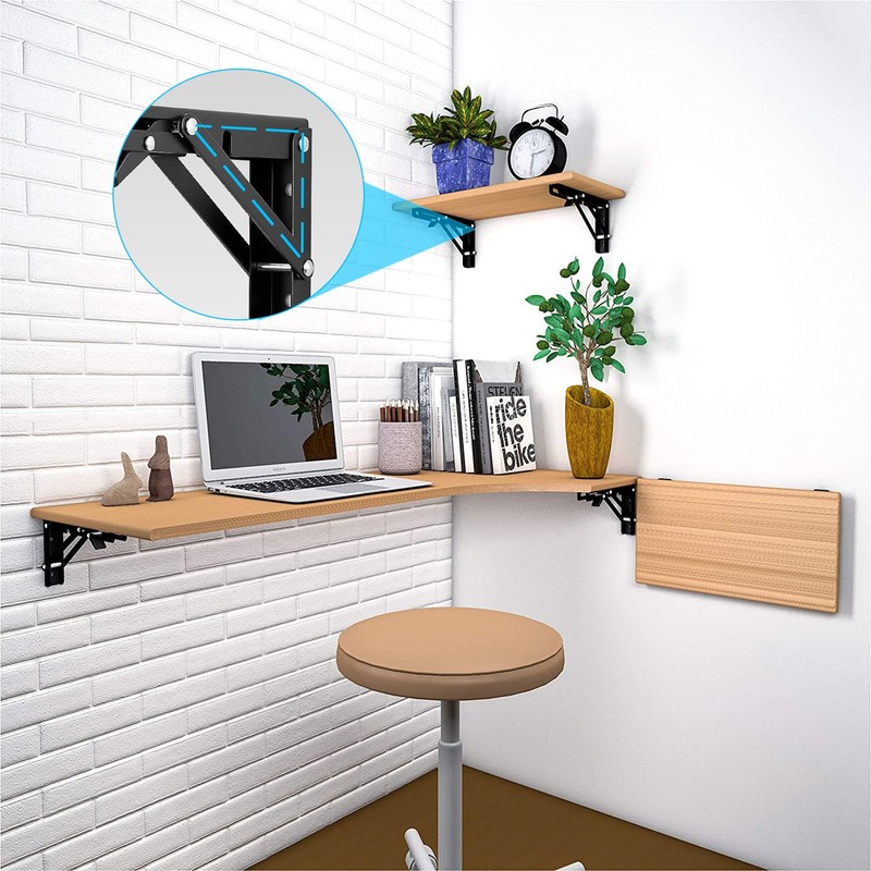 LeapBeast 350 mm Folding Console Heavy Duty Pack of 2
