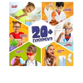 Learn & Climb 21 Science Experiments for Kids - Science Kit Gift Set - Ages 6-8