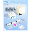 Phomemo Mini Printer, M02 Thermal Printer Mini Printer for Smartphone