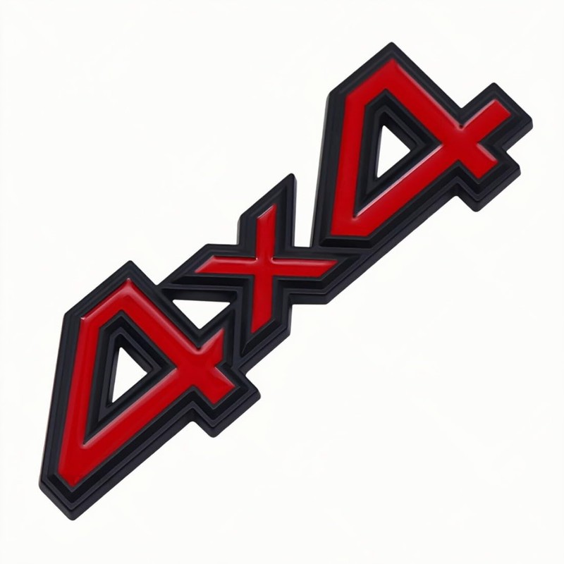 1pc 4X4 Car Tailgate Side Rear Trunk Metal Emblem Badge
