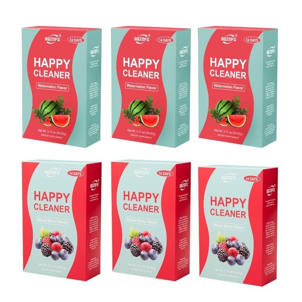All-New Upgrade QQZOFG Happy Cleanse Edible Healthcare Blueberry Watermelon Flavor