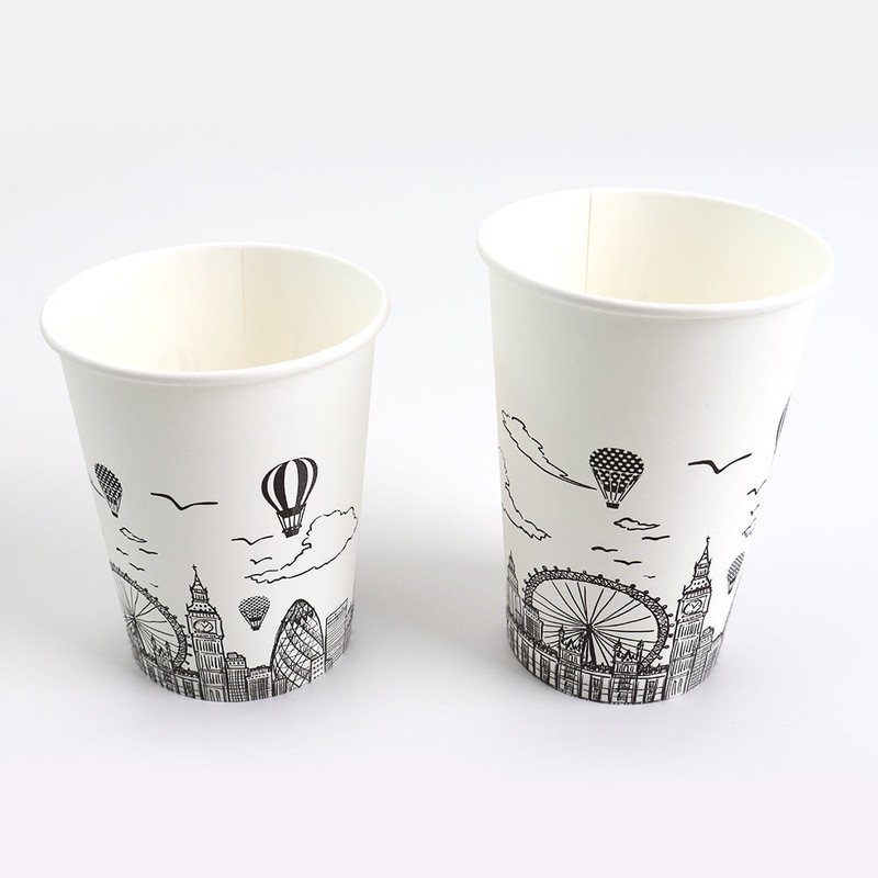 [Wales Market] 13oz 390ml / London hot air balloon printed