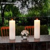 BUTHY 12" x 4" Large Outdoor Candle with Timer Waterproof