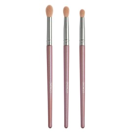 Pink Premium Eyeshadow Blending Brush Set Cruelty-Free Super Soft Fluffy Eyeshadow Brushes Vegan