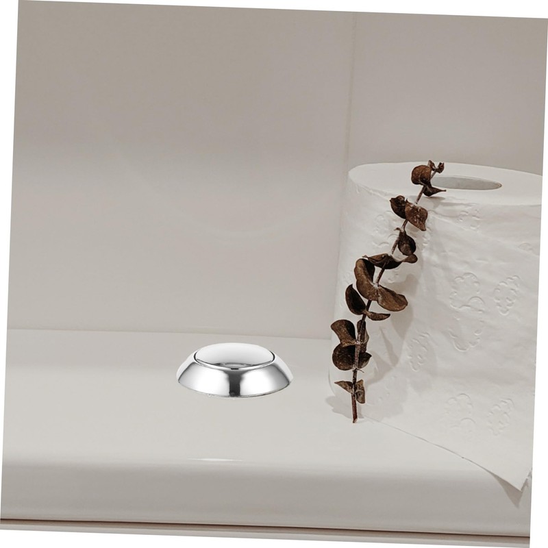 Housoutil 1pc Toilet Button Toilet Supplies Bottom Flush Toilet Push