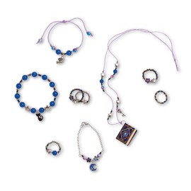 Janod - 8 Jewels to Create - Witches and Wizards Theme - Magic School - 8 Jewels to Create - Children's Creative Leisure Kit - Learning Fine Motor Skills and Concentration - From 8 years old - J09132