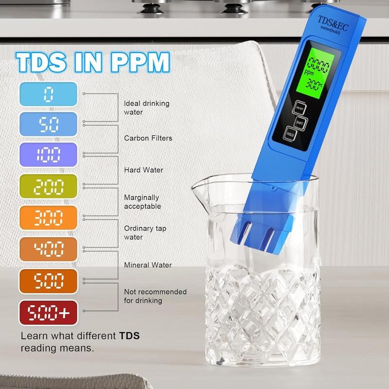 2024 4 in 1 TDS Meter - TDS EC &